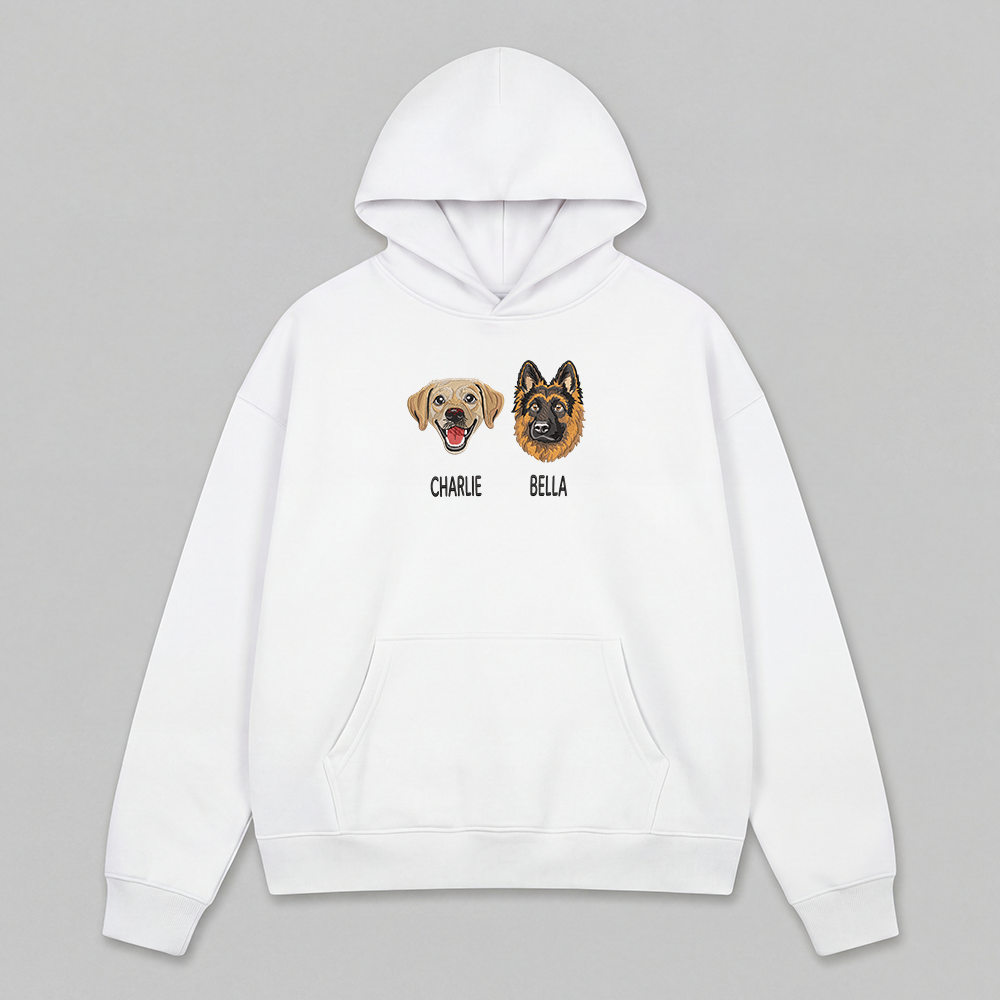 Pet Embroidered Hoodie - Fullcolor