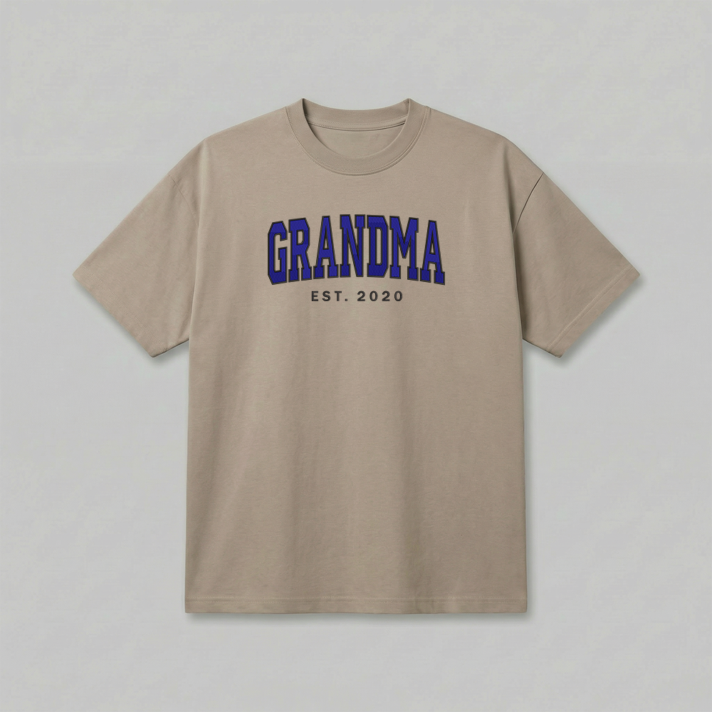 Custom Family Embroidered T-Shirt
