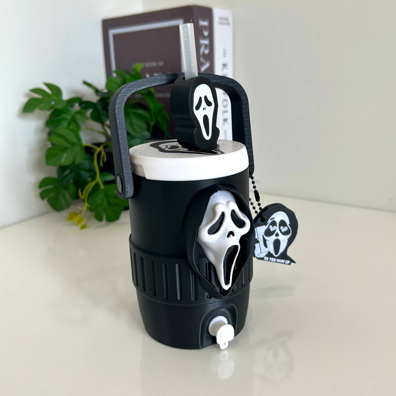 Ghostface 3D-Printed Can Cooler - 12oz
