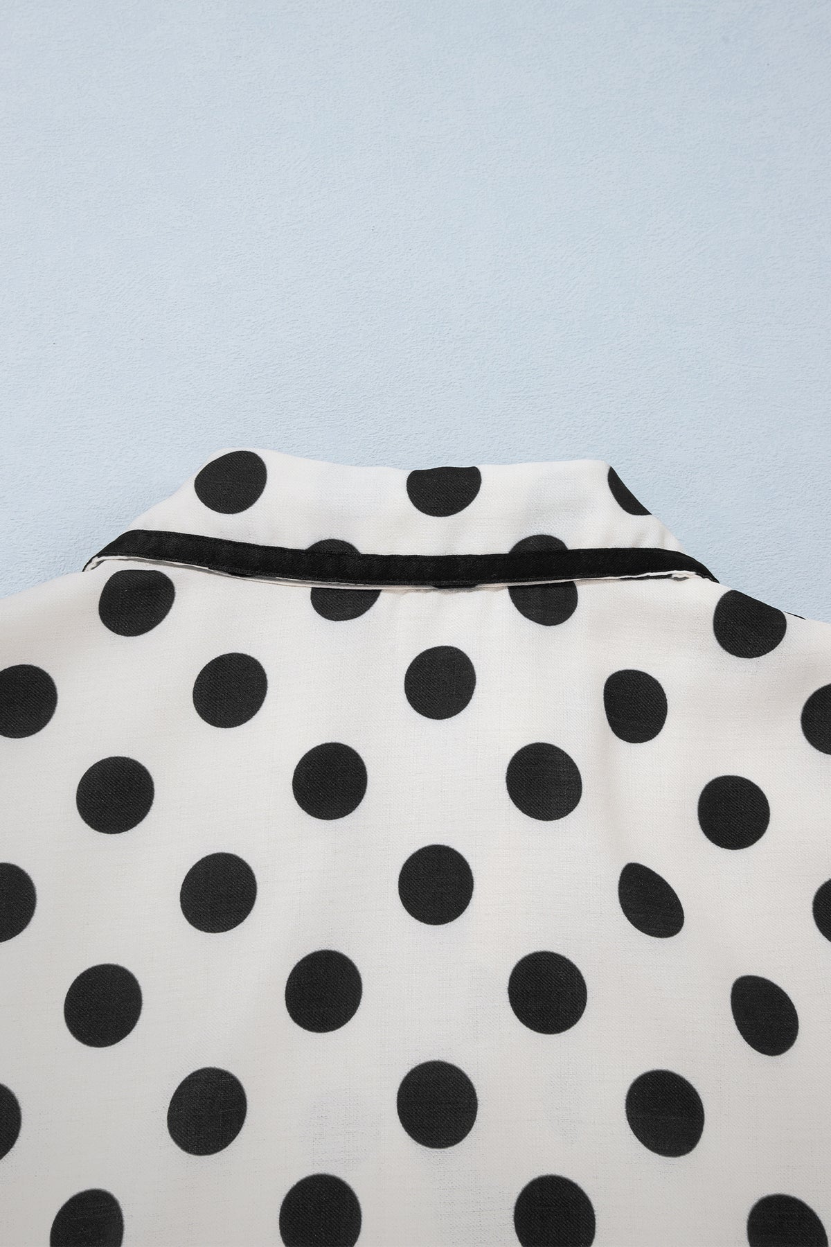 Polka Dot V-neck Mini Dress