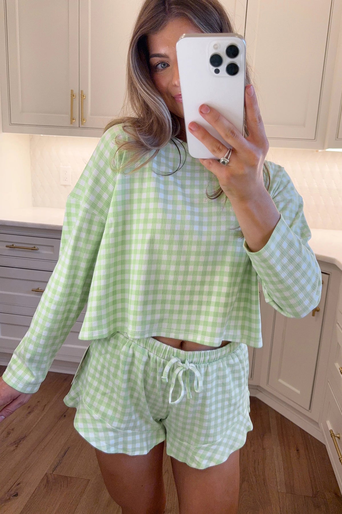 Long Sleeve Drawstring Lounge Set