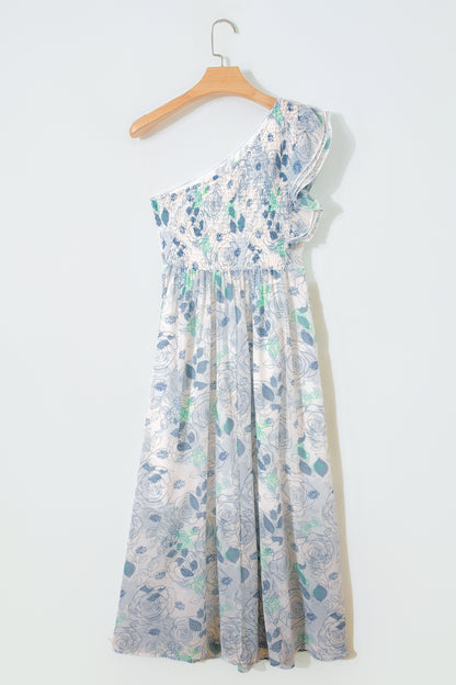 Ruffled One Maxi Floral Dress
