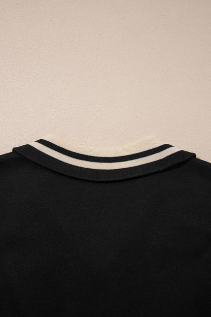 Striped Webbing T Shirt Dresses