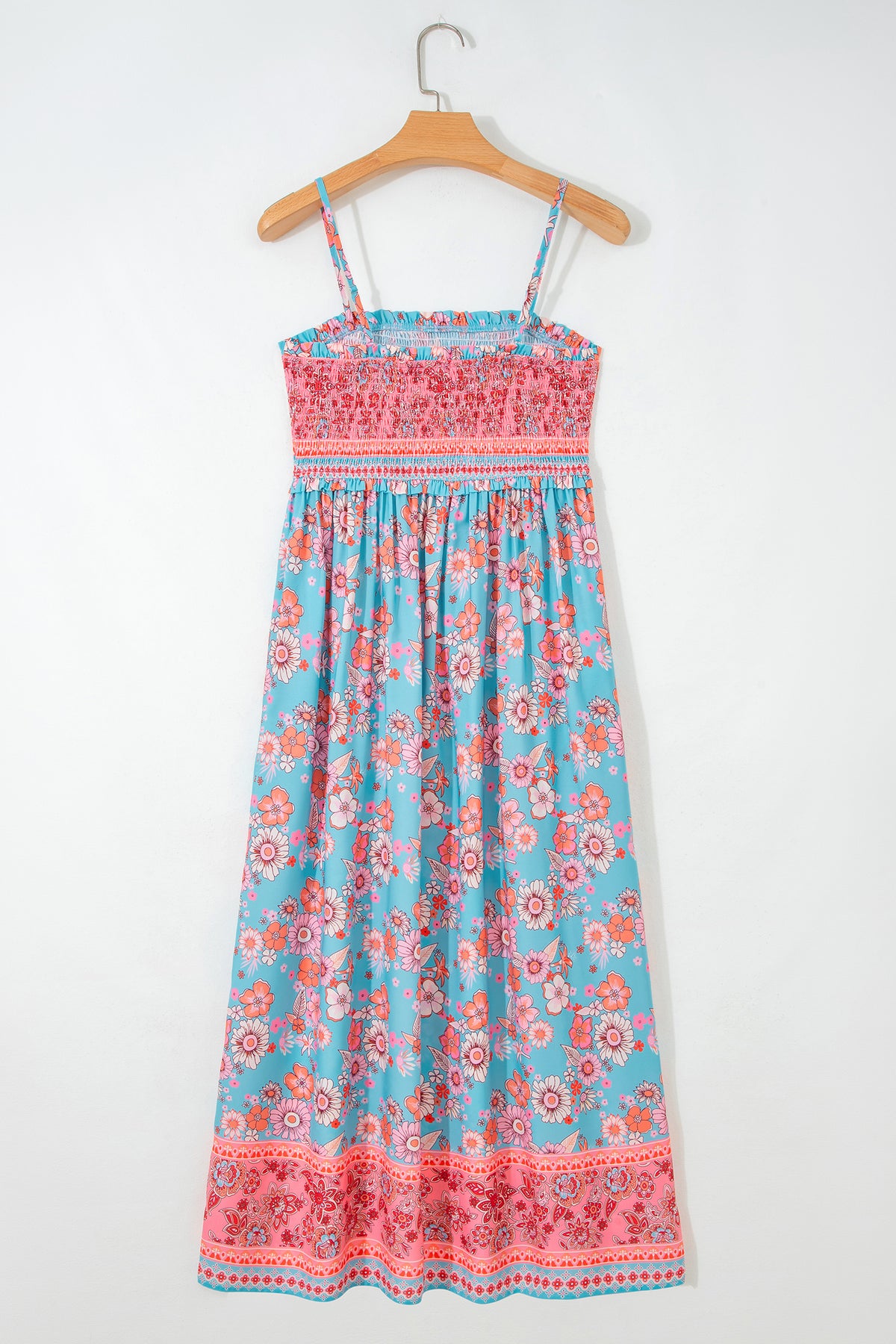 Bohemian Ethnic Maxi Floral Dress