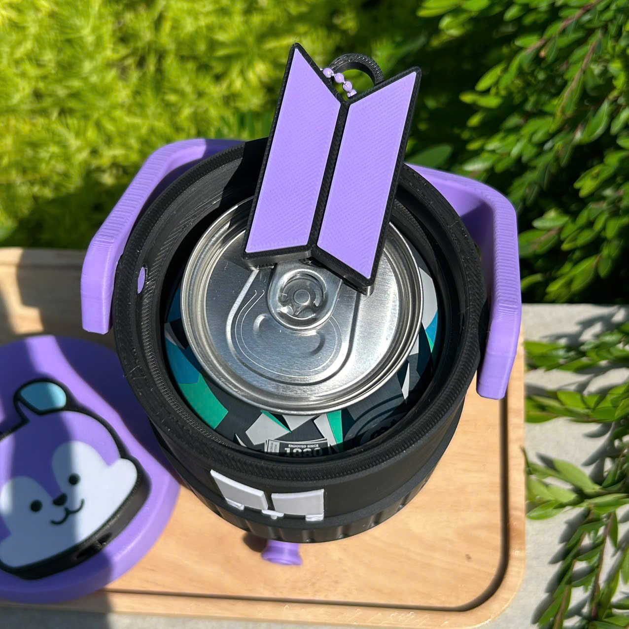 BTS 3D-Printed Can Cooler