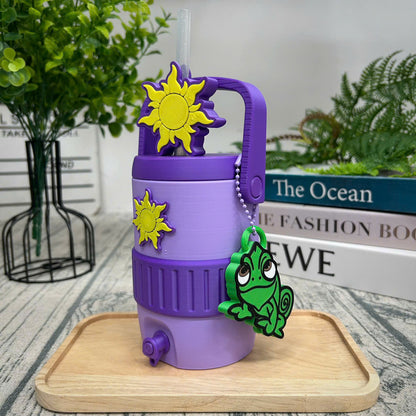 Rapunzel 3D-Printed Can Cooler