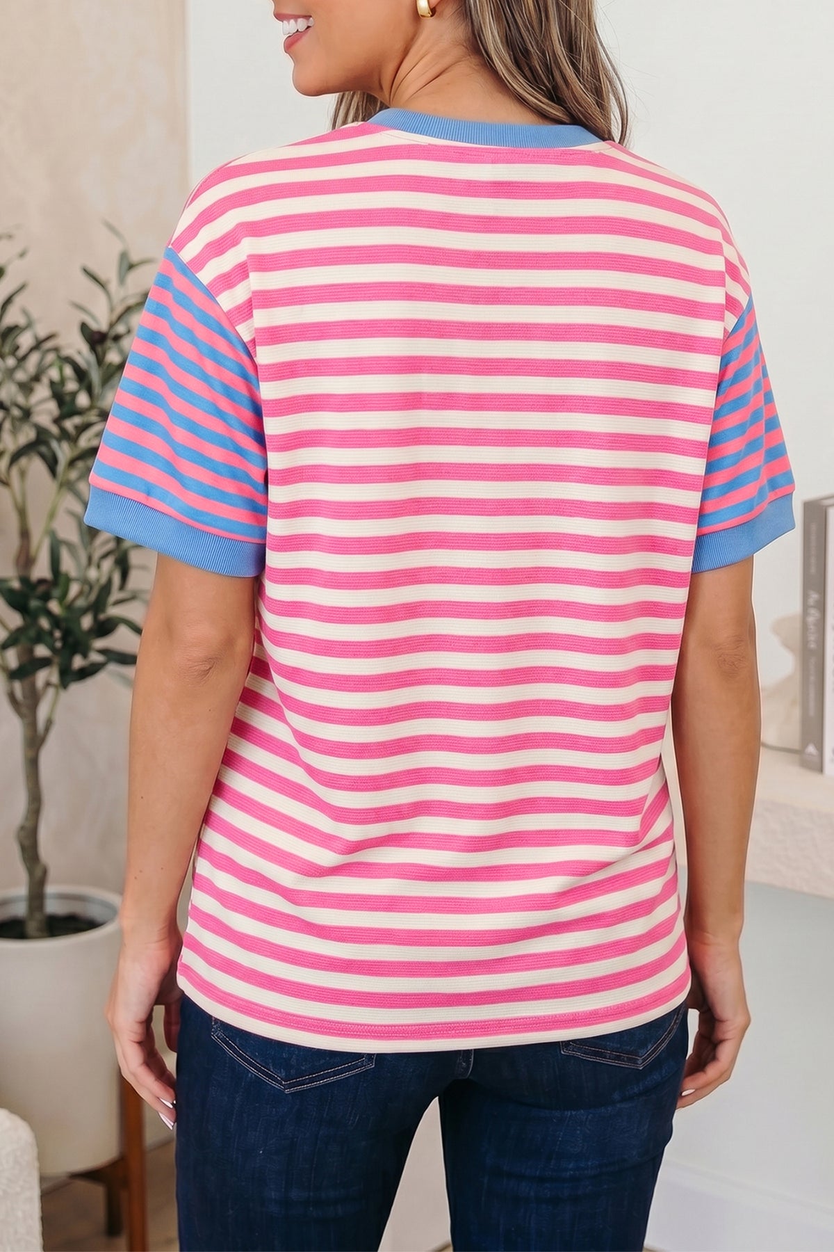 Stripe Short Sleeve Tee