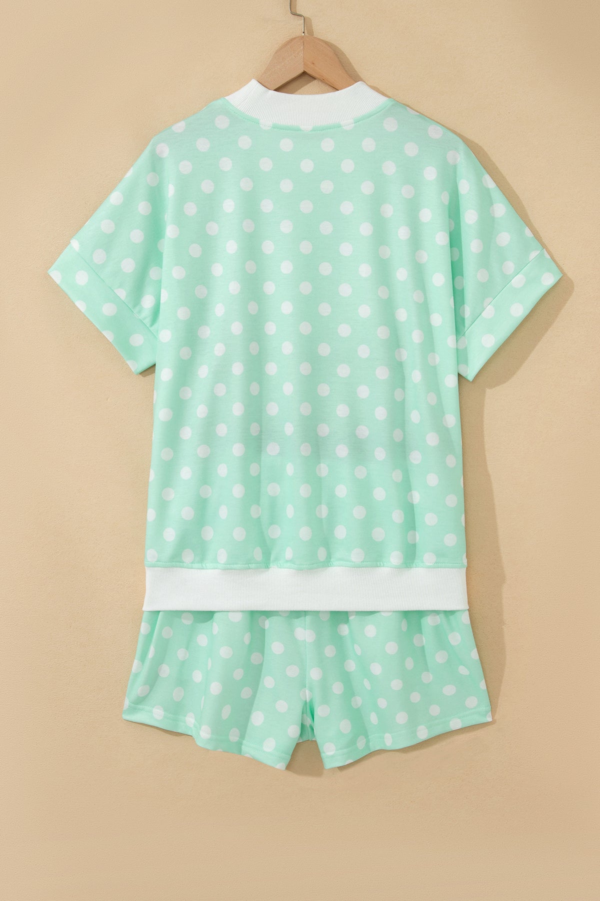 Polka Dot Mock Short Set