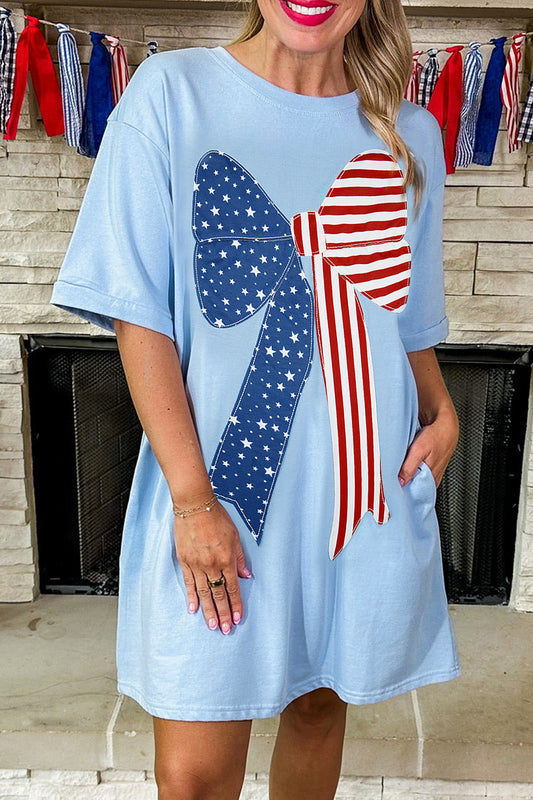 Patriotic Mini T Shirt Dresses