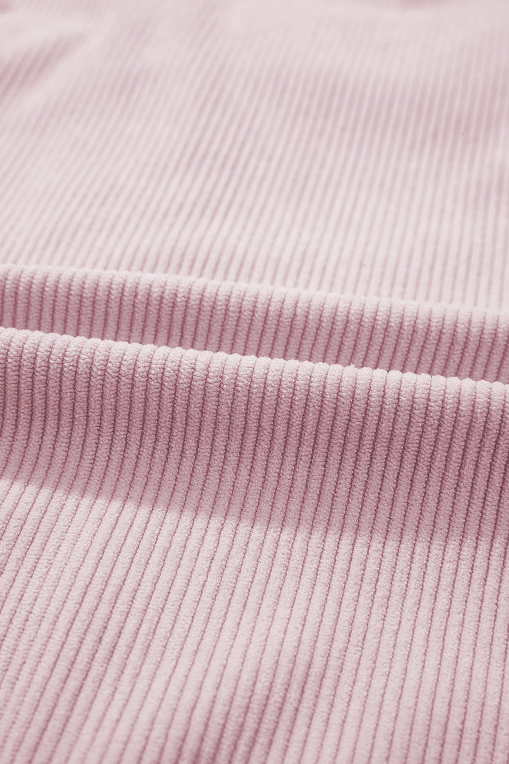 Brushed Corduroy Flap Plaid Shackets