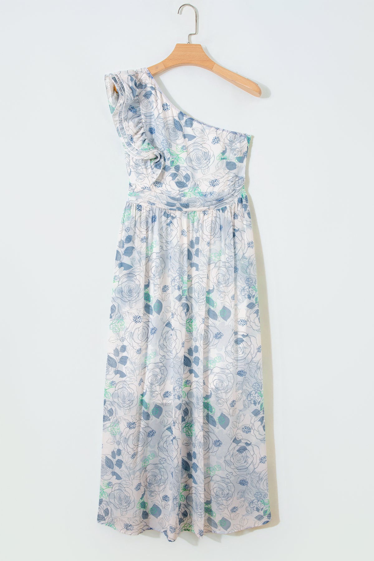 Ruffled One Maxi Floral Dress