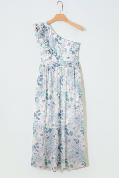Ruffled One Maxi Floral Dress