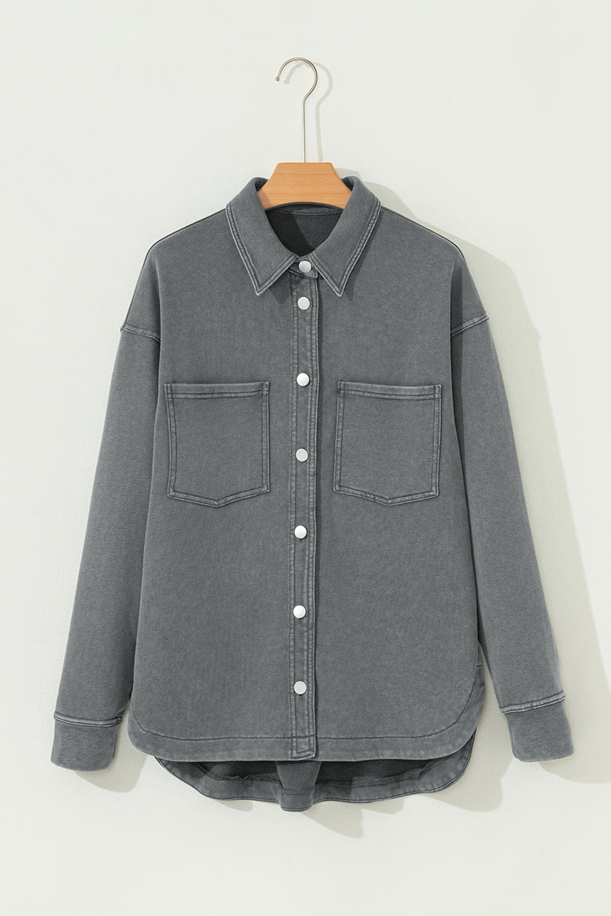 Medium Wash Chest Pockets Jackets