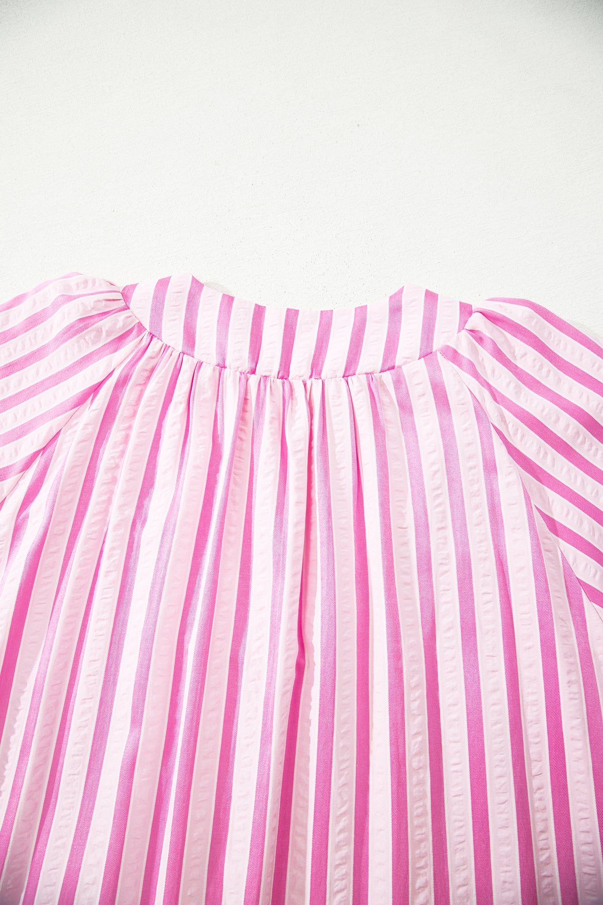 Stripe Short Sleeve Maxi Dress