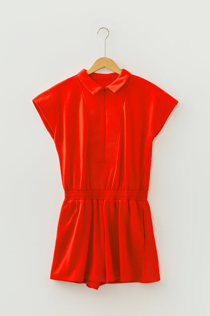 Half Zip Jumpsuits & Rompers