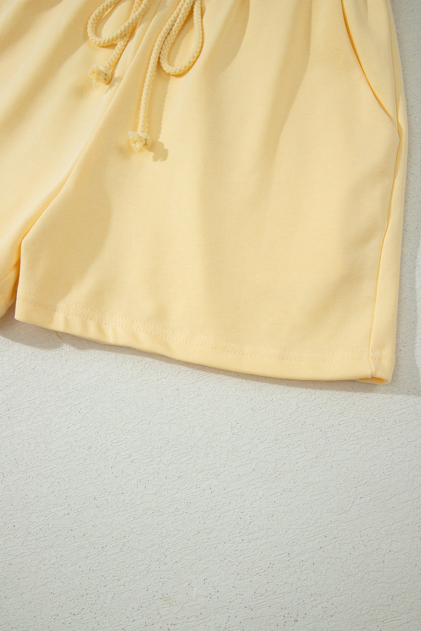 Eyelet Lace Sleeve Short Set