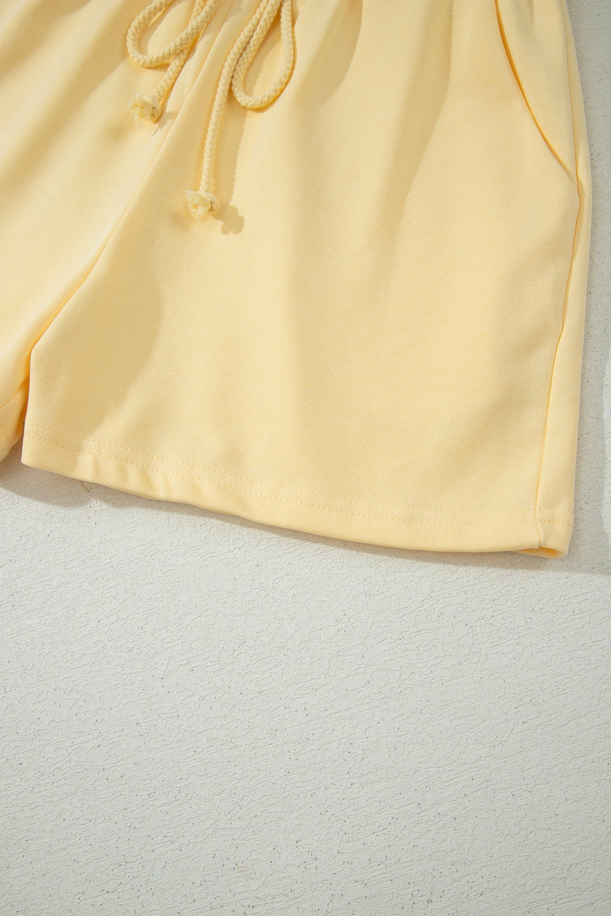 Eyelet Lace Sleeve Short Set