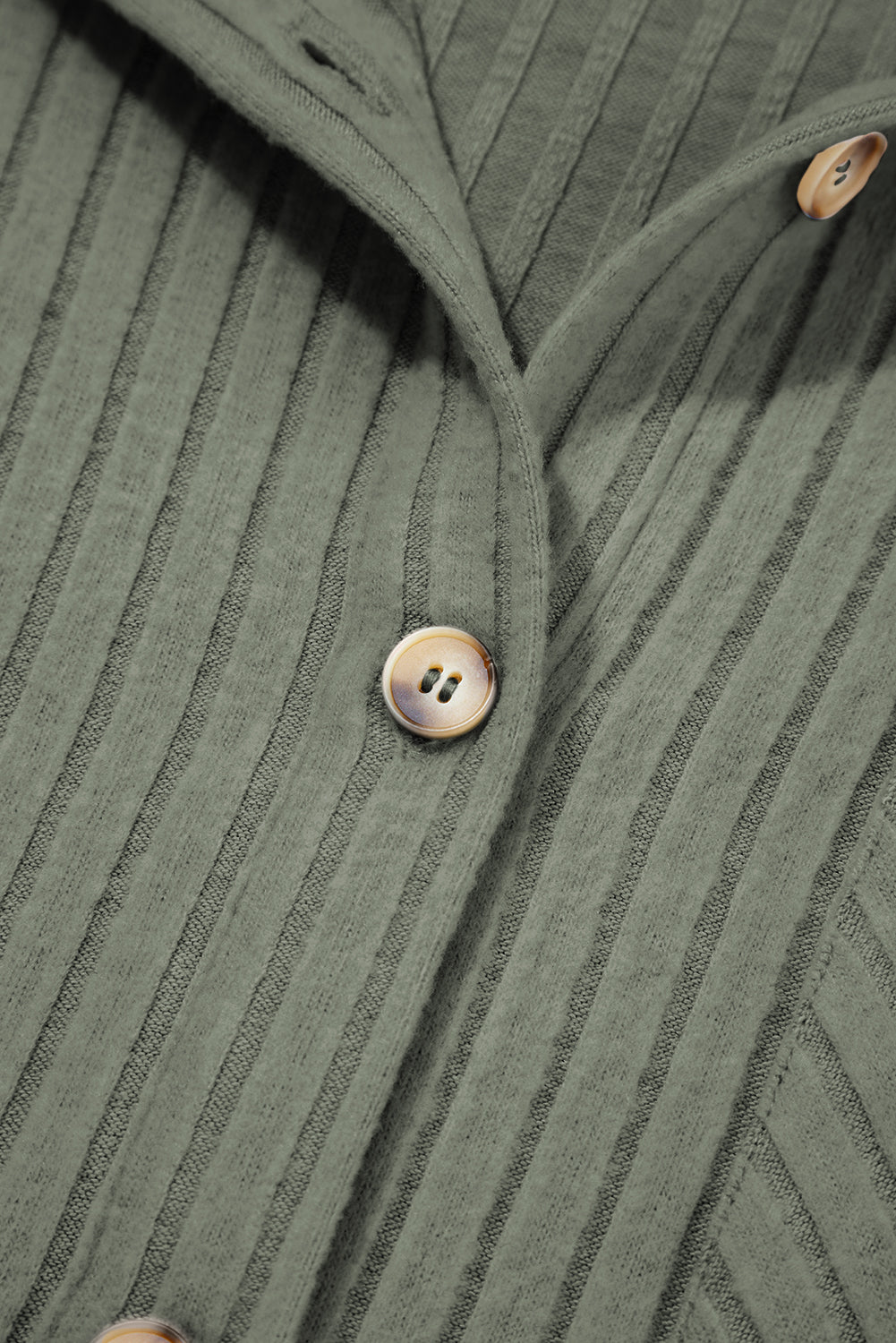 Thermal Ribbed Button Up Jackets