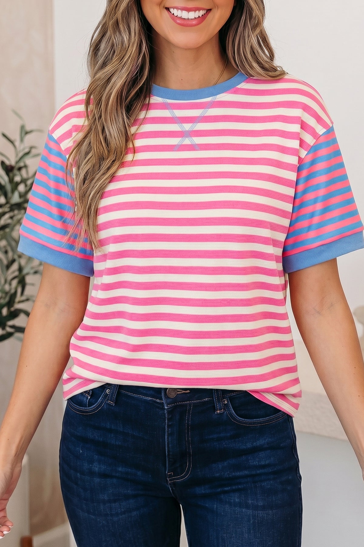 Stripe Short Sleeve Tee