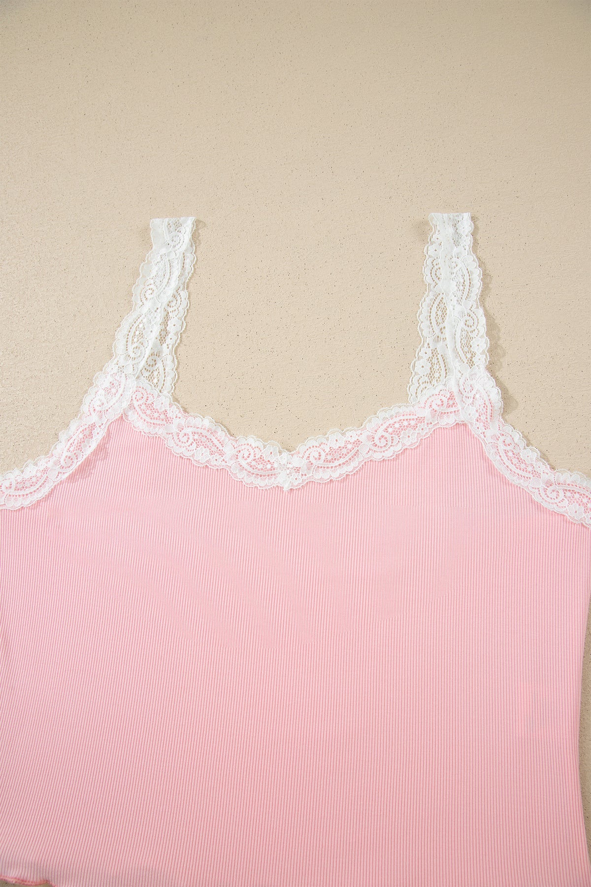 Ribbed Knit Floral Lounge Set