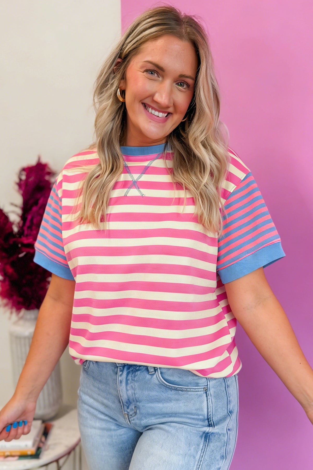 Stripe Short Sleeve Tee