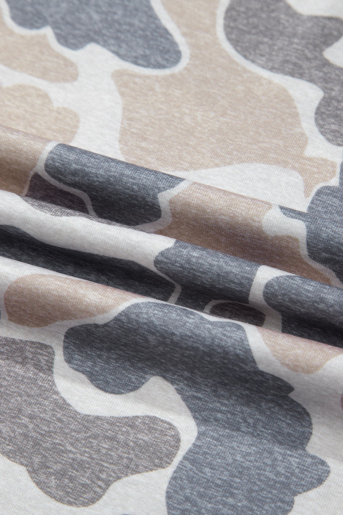 Retro Camouflage Womens Casual Tee