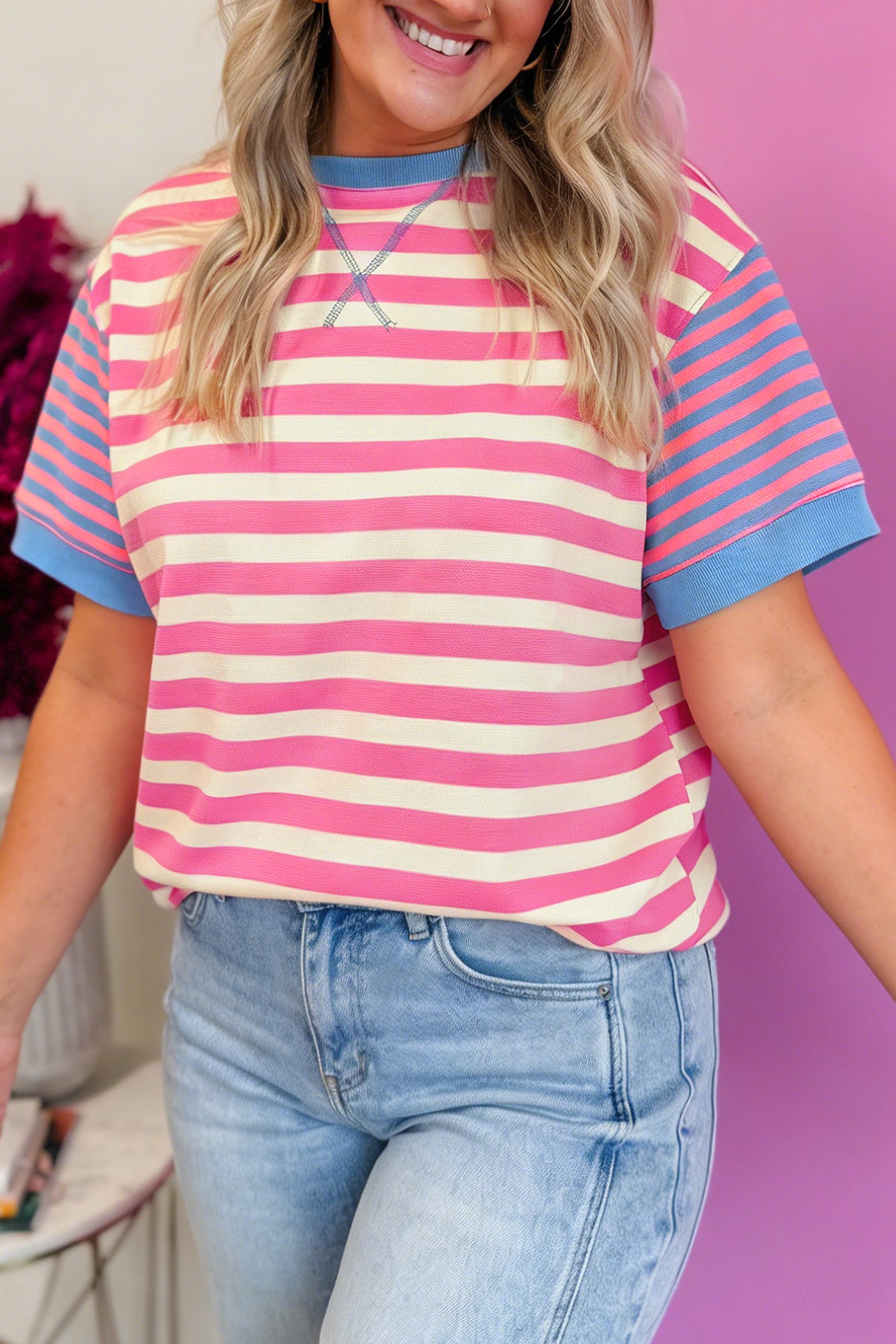 Stripe Short Sleeve Tee