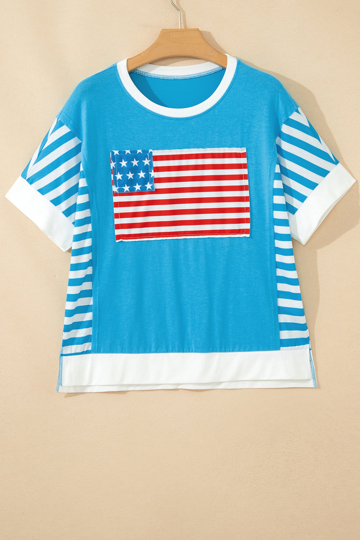 Flag Colorblock July Th Tee