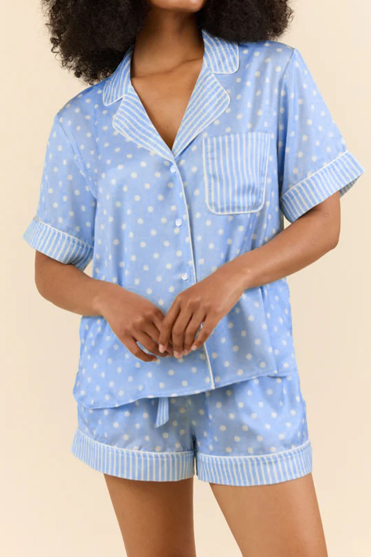 Dotted Soft Short Pajama Set