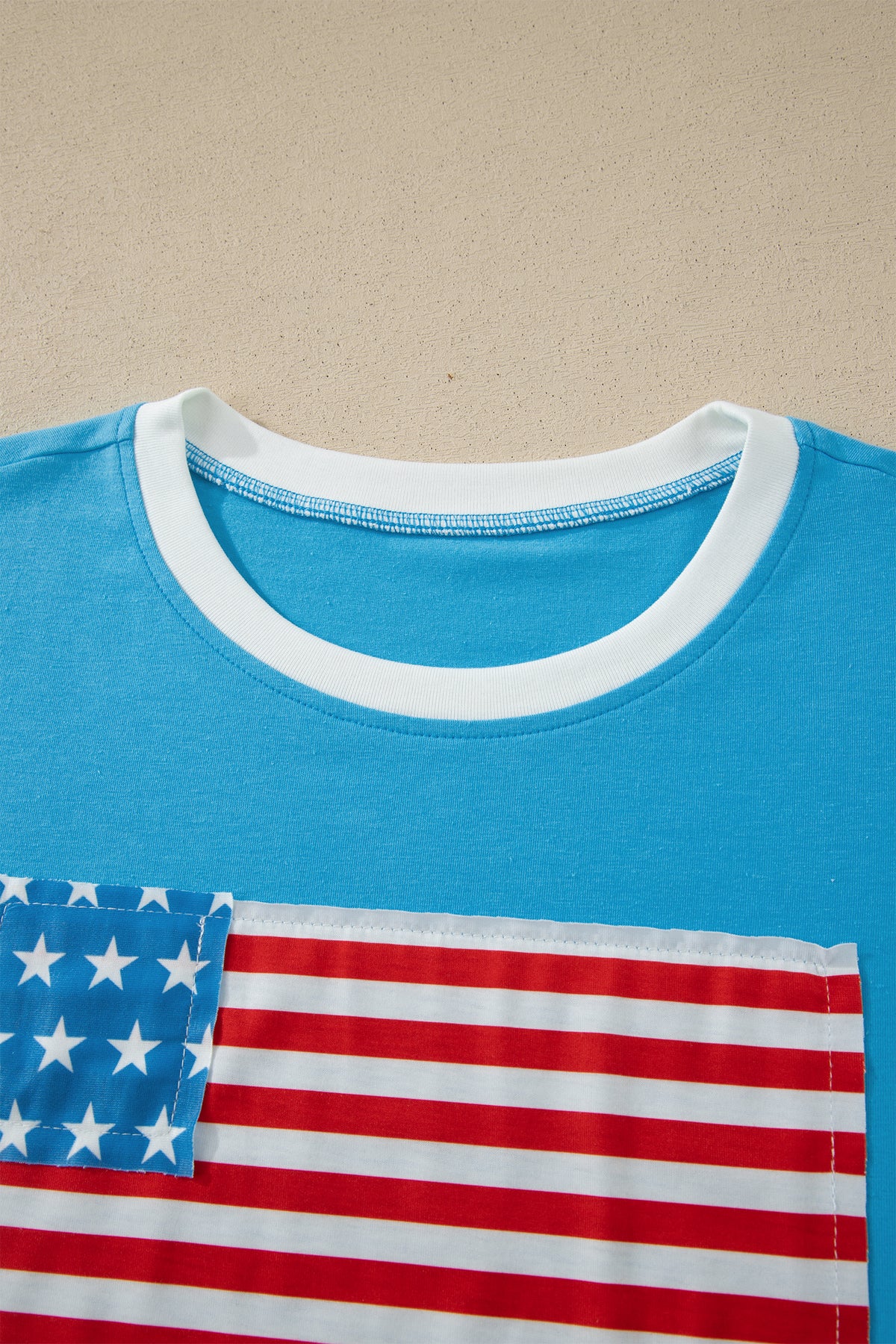 Flag Colorblock July Th Tee