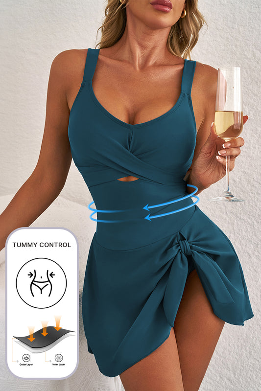 Sea Adjustable Straps Swim Dress