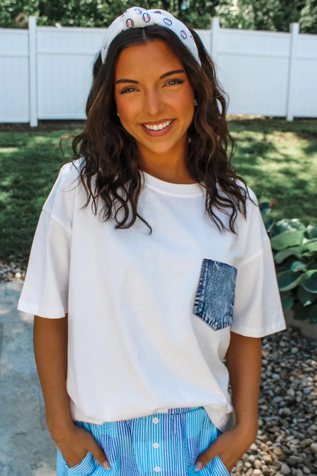 Color Block Short Sleeve Tee