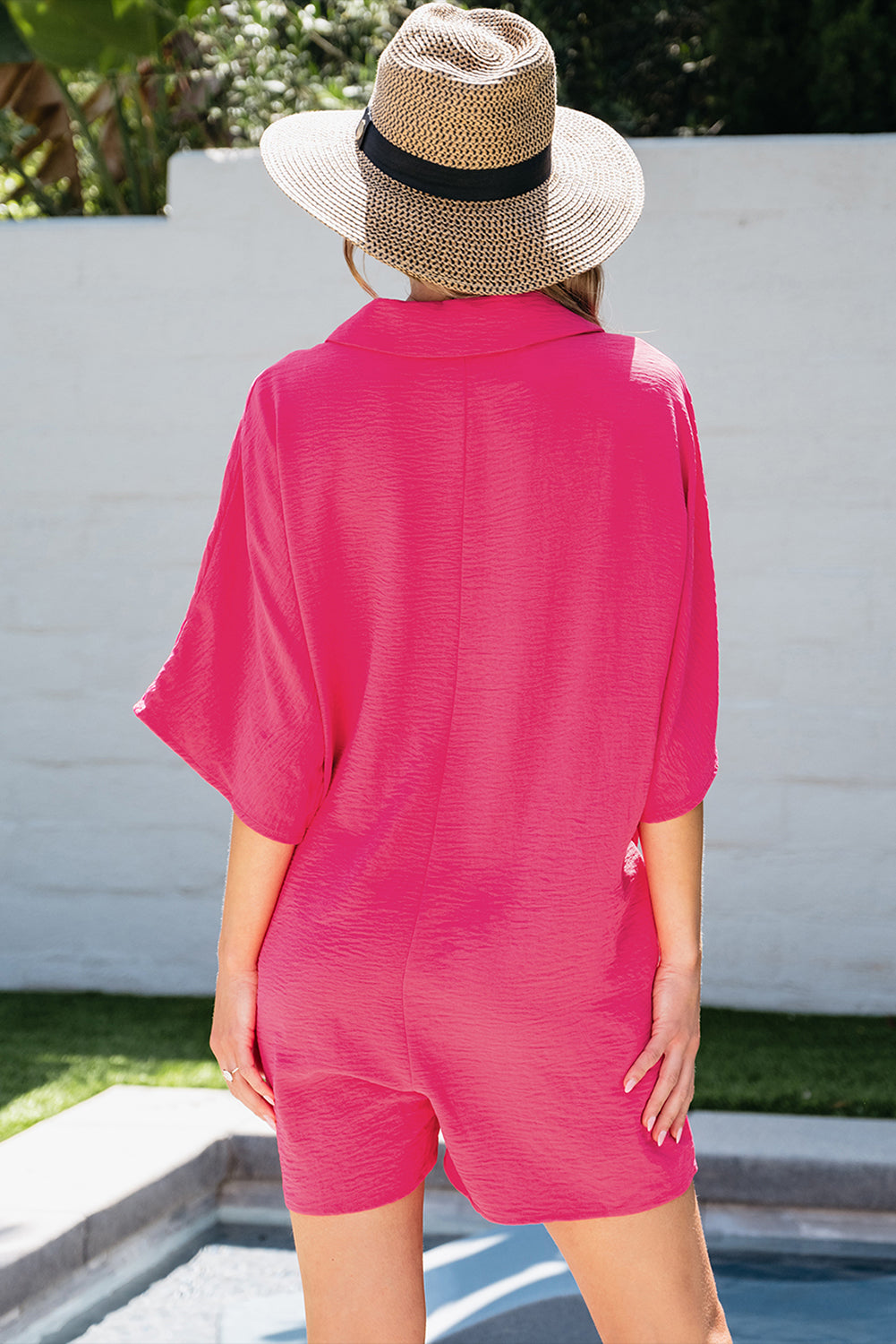 Half Button Jumpsuits & Rompers