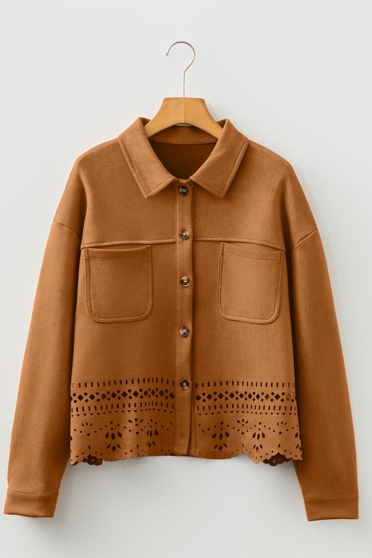 Thai Curry Color Faux Jackets