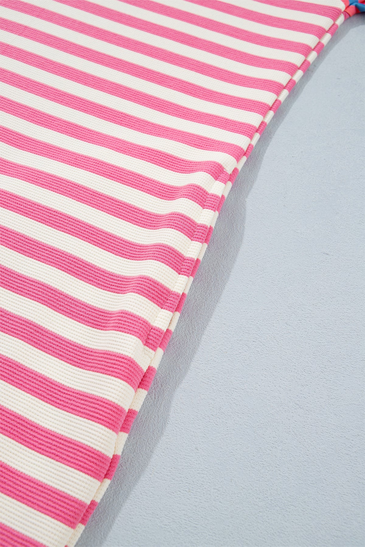 Stripe Short Sleeve T Shirt Dresses
