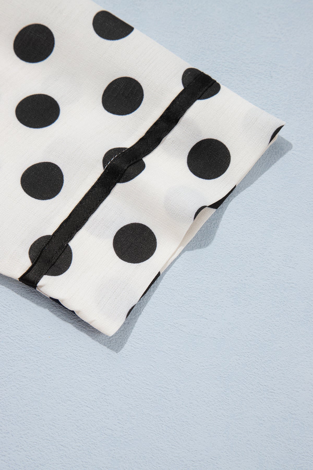 Polka Dot V-neck Mini Dress