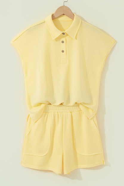 Polo Tee Pcs Short Set