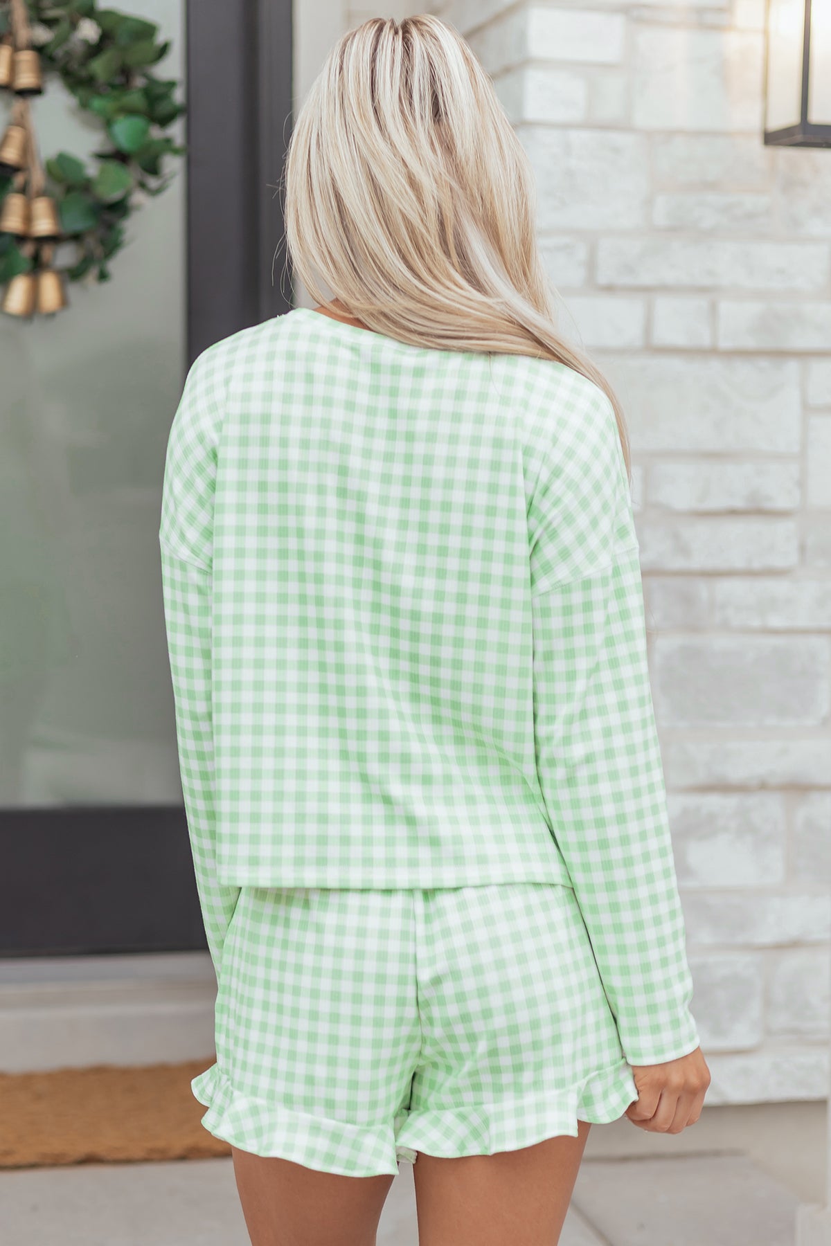 Long Sleeve Drawstring Lounge Set