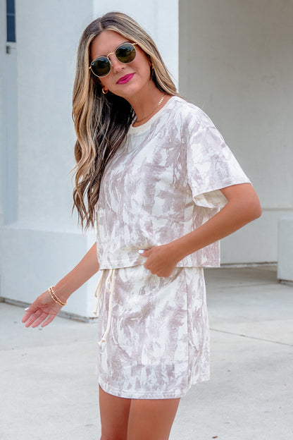 Woodland Camo Raw Two-Piece Set