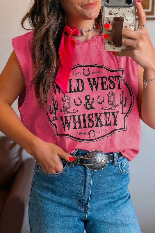 Toner Washed Sleeveless Tank Top