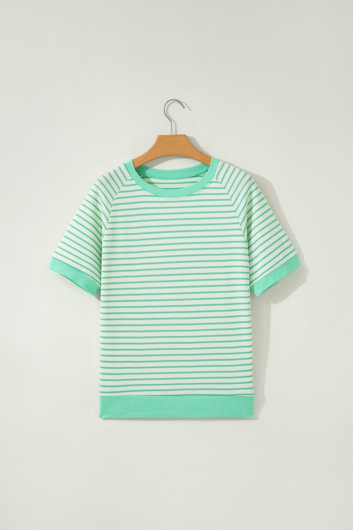 Stripe Colorblock Short Sleeve Tee