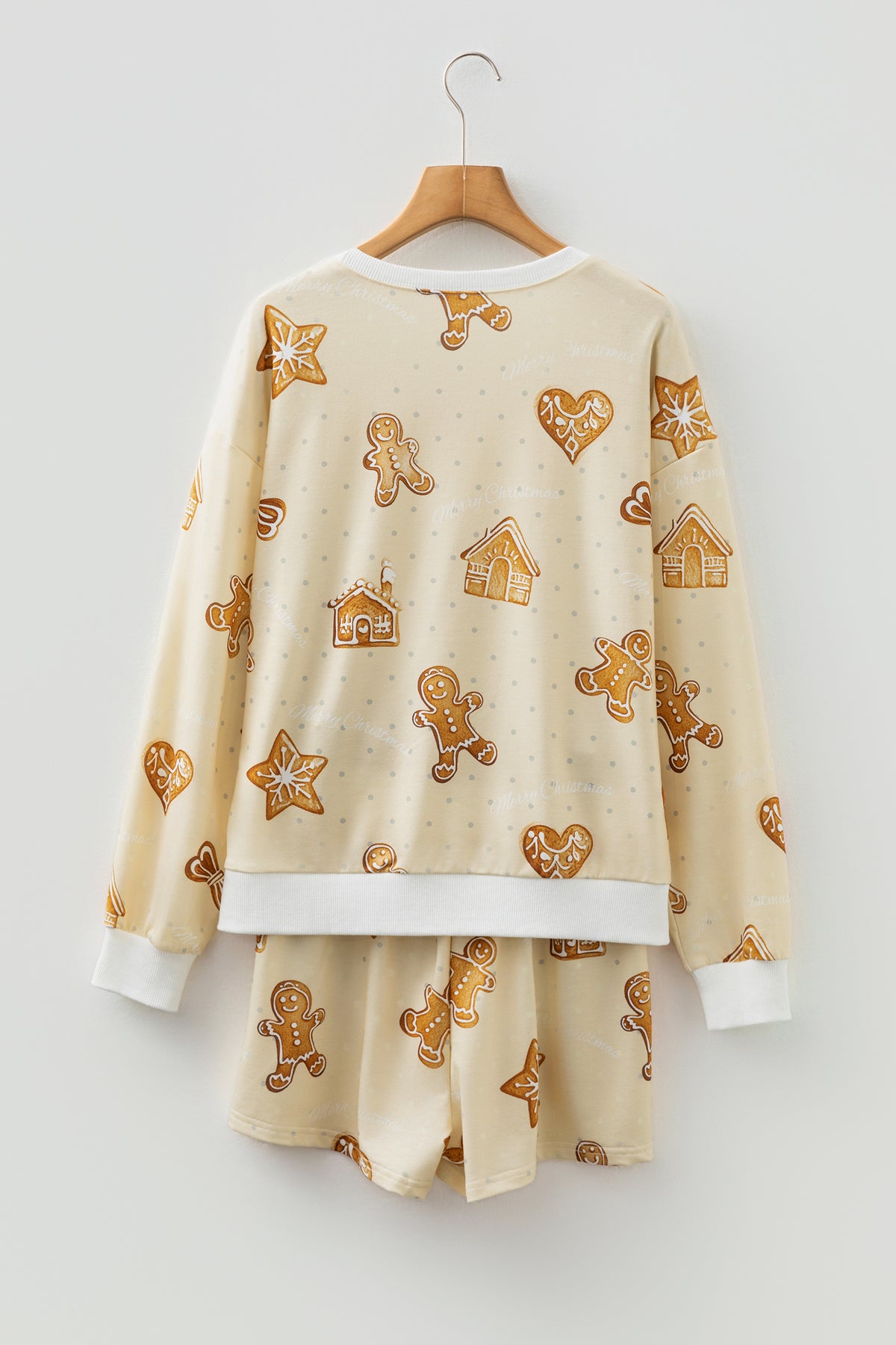 Gingerbread Long Sleeve Lounge Set