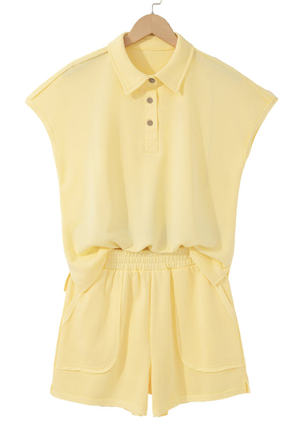 Polo Tee Pcs Short Set
