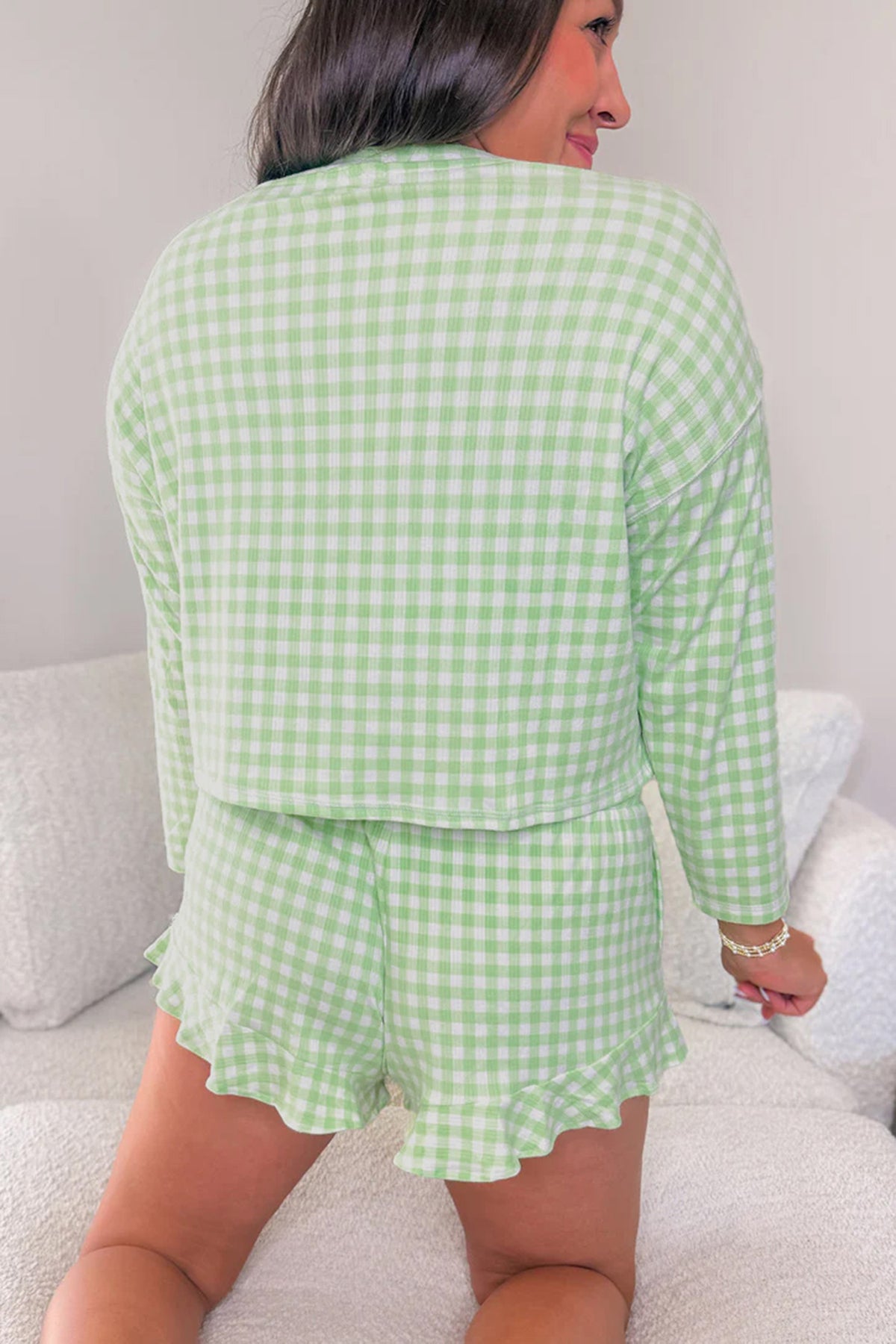 Long Sleeve Drawstring Lounge Set