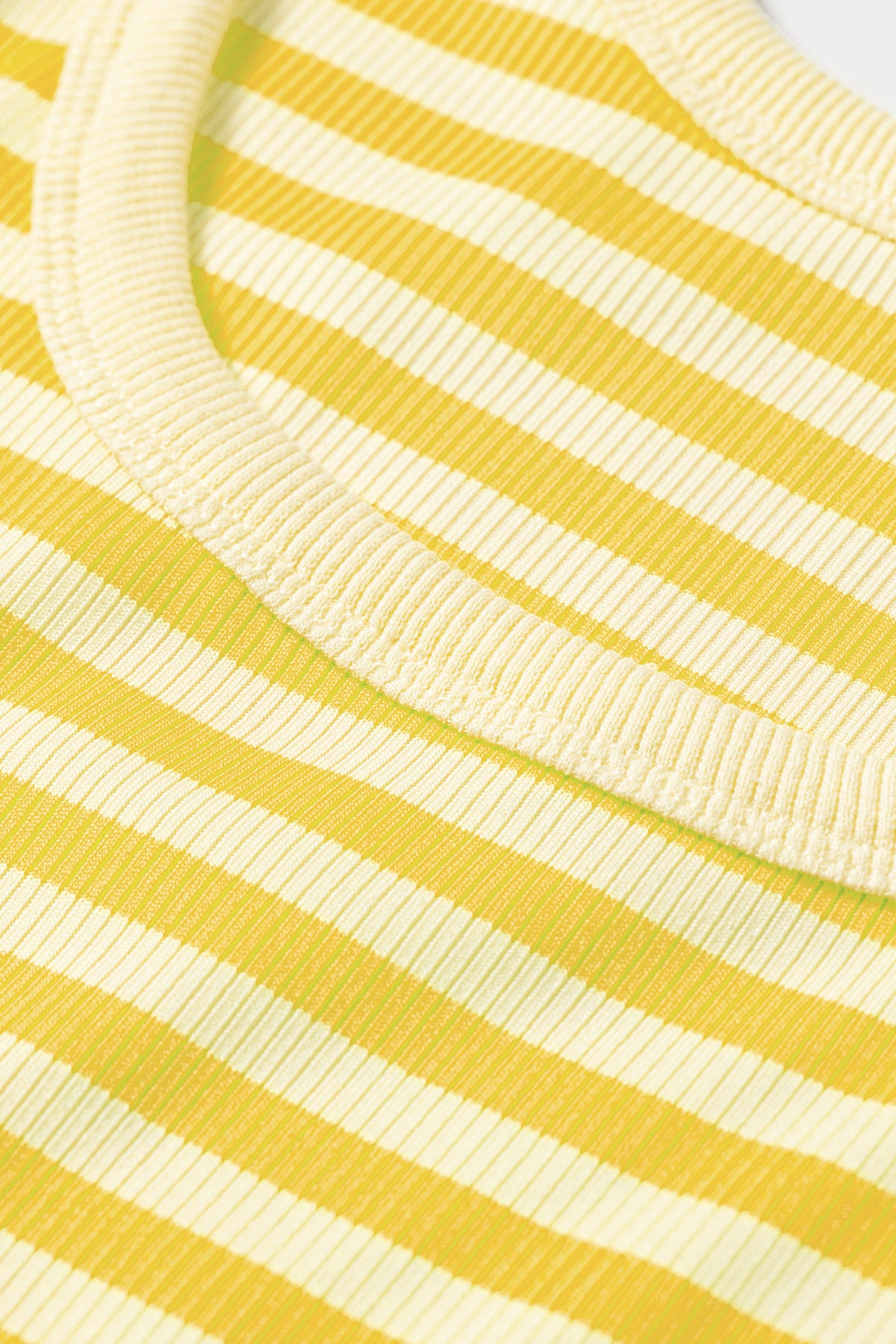 Stripe Ribbed Knit Tank Top