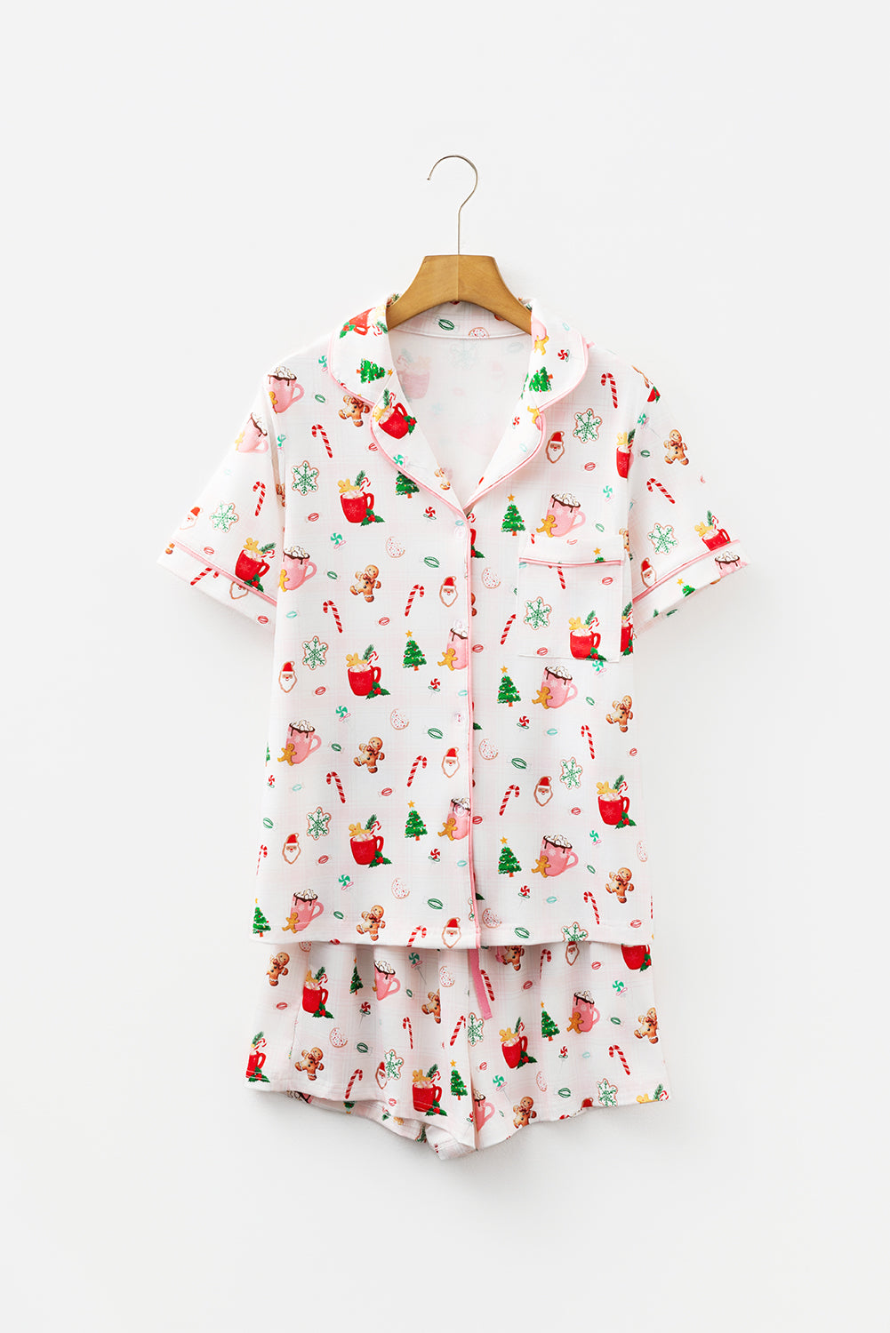 Christmas Spirits Shirt Pajama Set