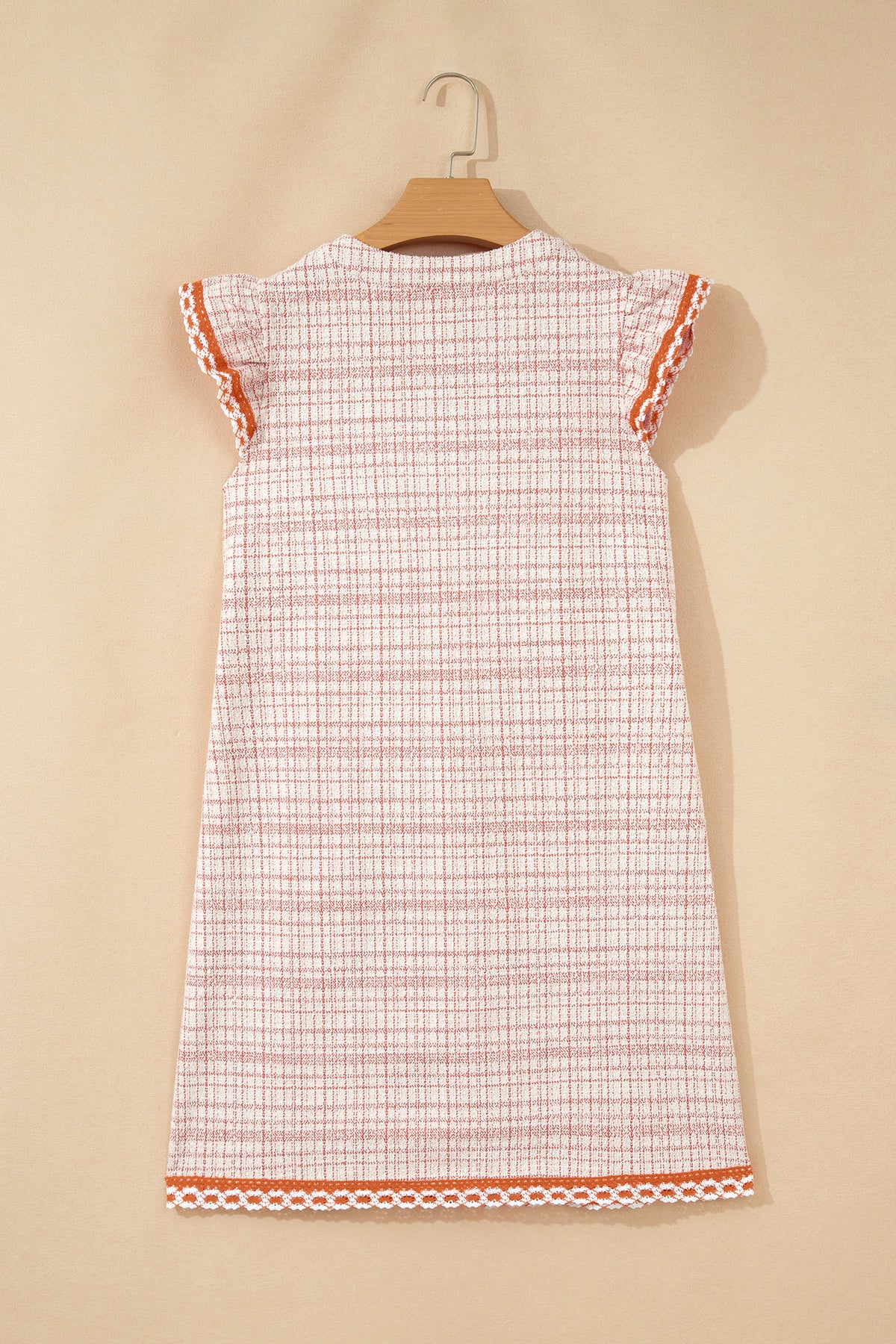 Jacquard Short Sleeve Mini Dress