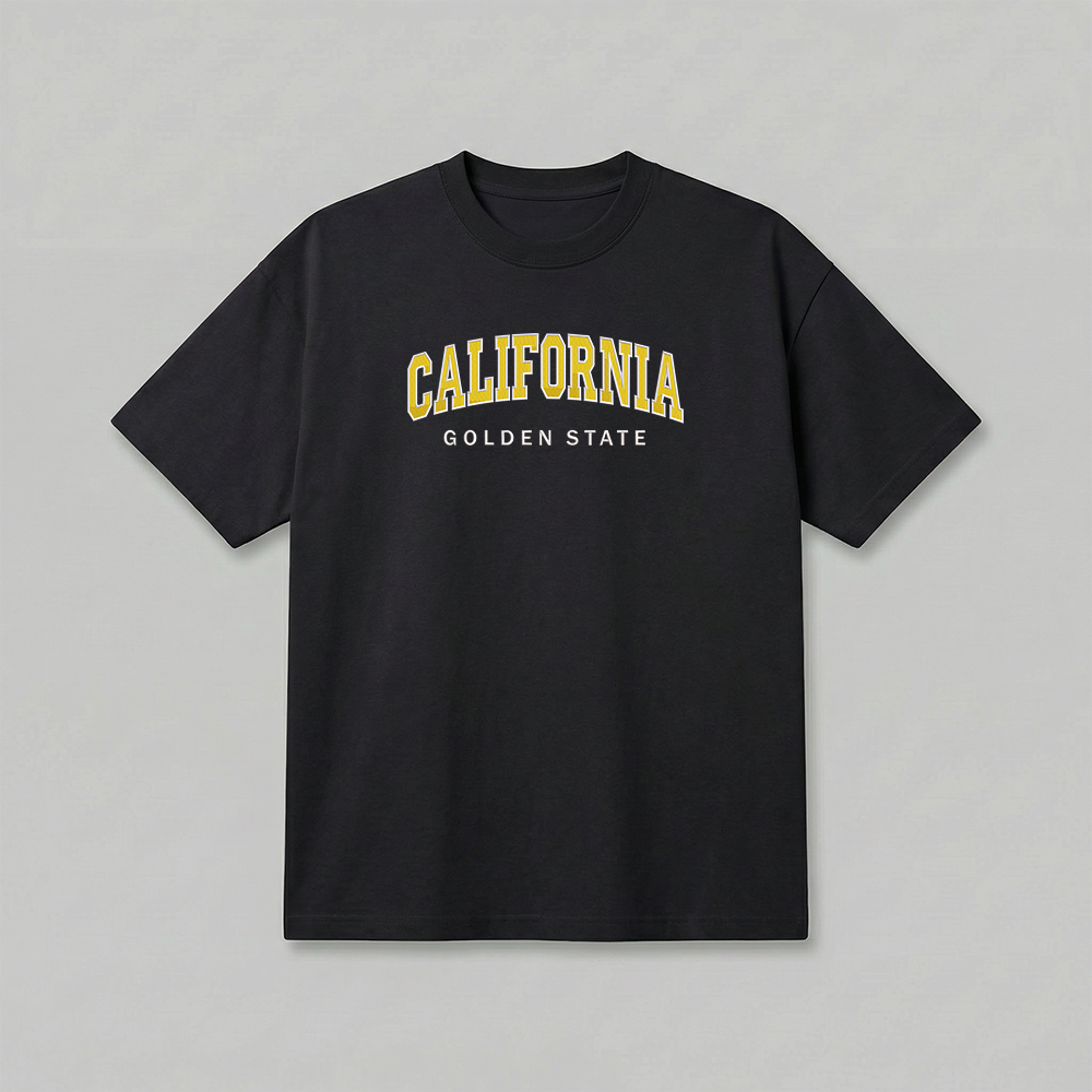 Custom State Embroidered T-Shirt