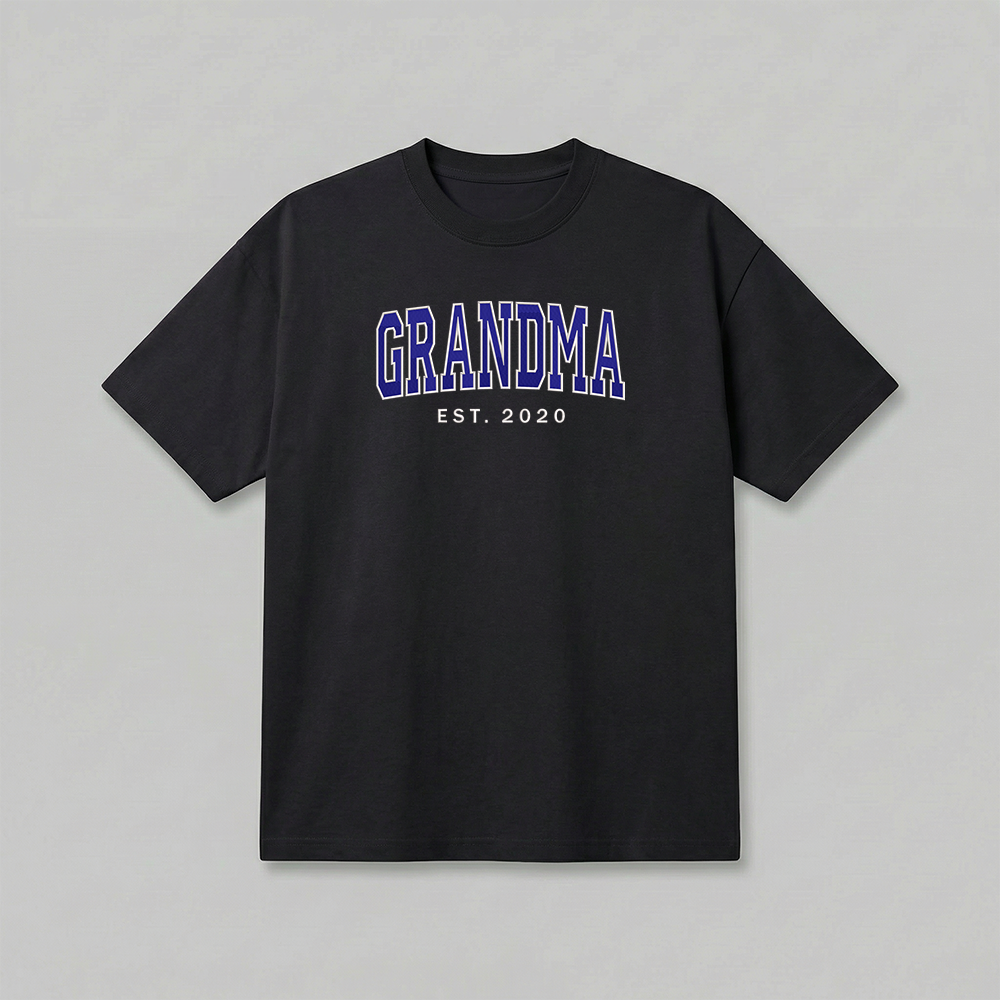 Custom Family Embroidered T-Shirt