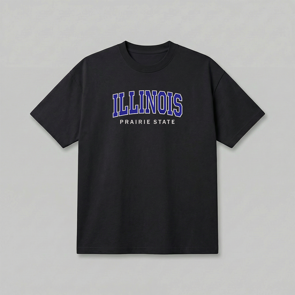 Custom State Embroidered T-Shirt